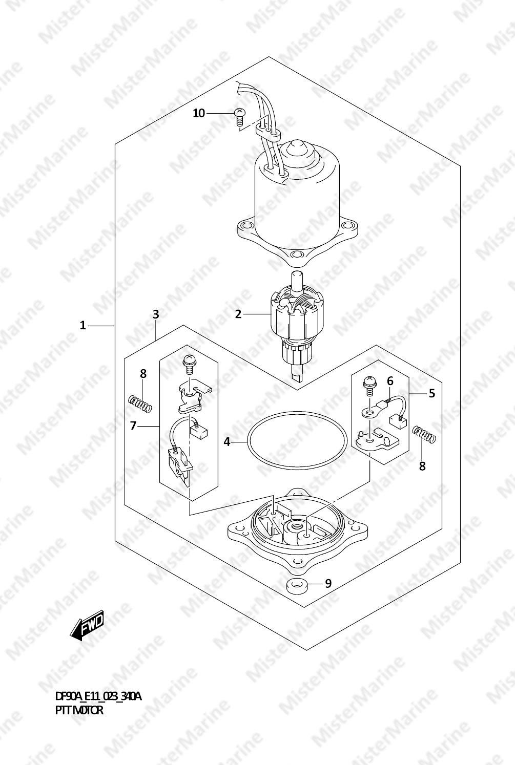 FIG.340A (1-G-10) PTT MOTOR