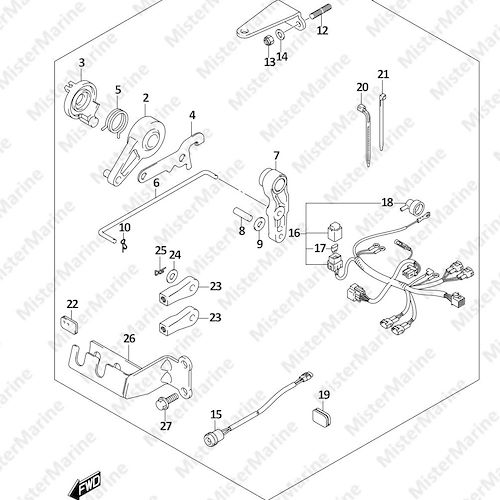 FIG.513A (1-F-7) OPT:REMOTE CONTROL PARTS (DF8A)(DF9.9A)