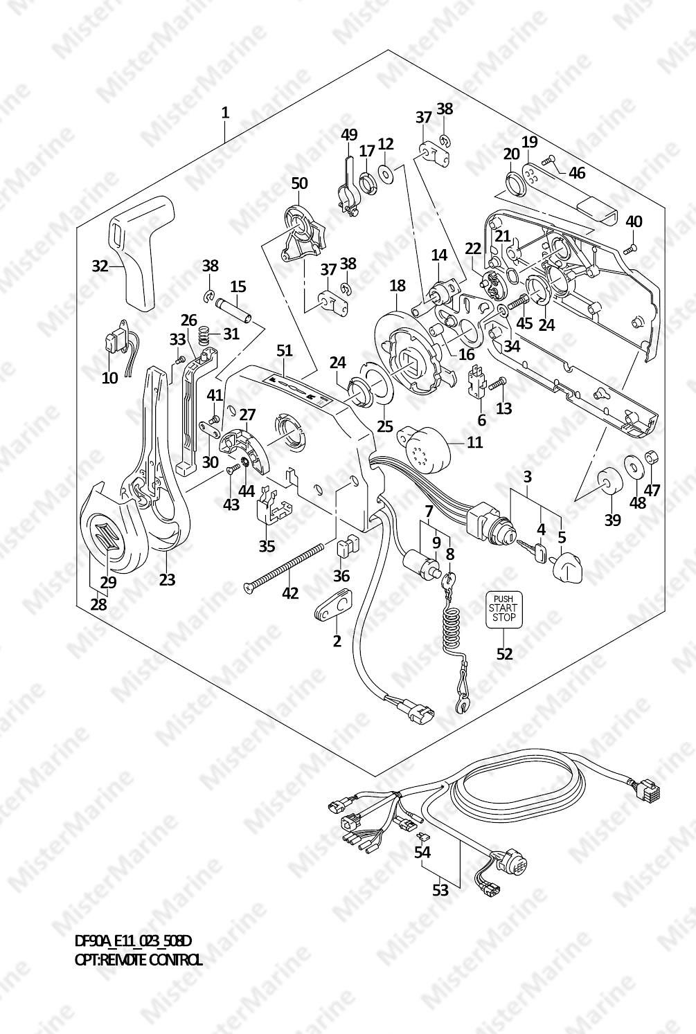 FIG.508D (1-L-12) OPT:REMOTE CONTROL (SEE NOTE)