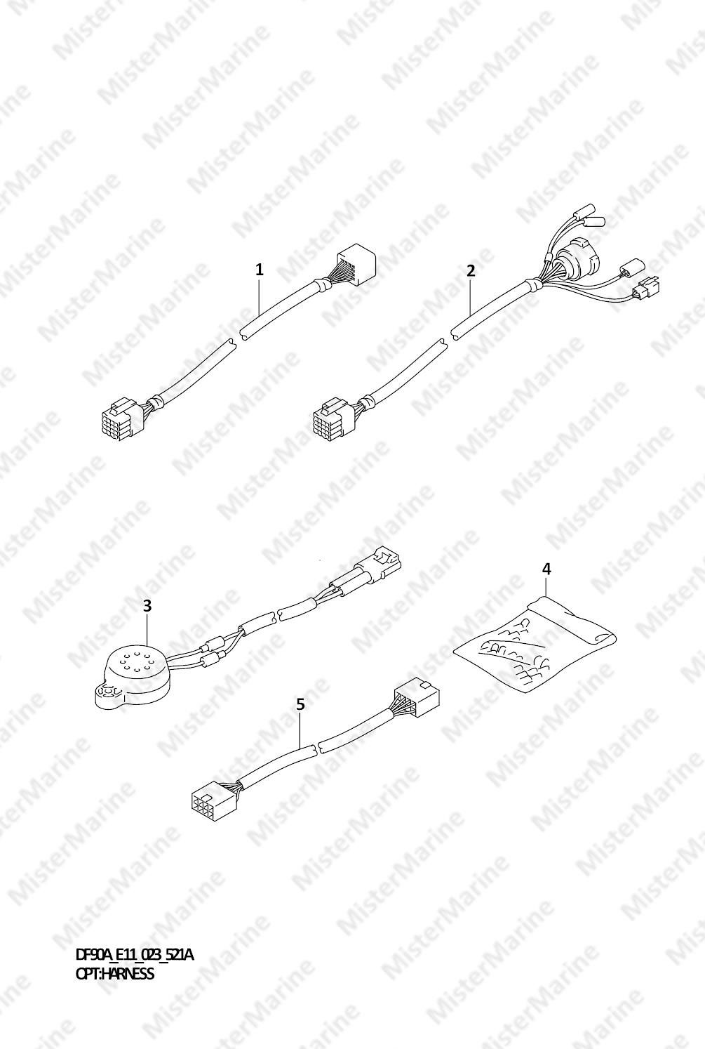 FIG.521A (2-B-5) OPT:HARNESS (SEE NOTE)