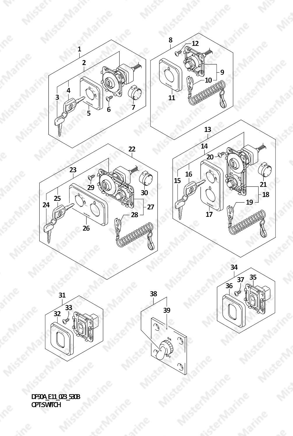 FIG.530B (2-C-2) OPT:SWITCH (SEE NOTE)