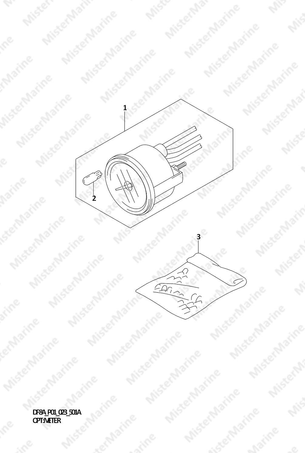 FIG.501A (1-F-13) OPT:METER (DF8AR)