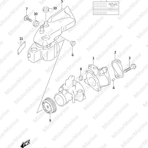 FIG.126A (1-B-8) INLET MANIFOLD (SEE NOTE)