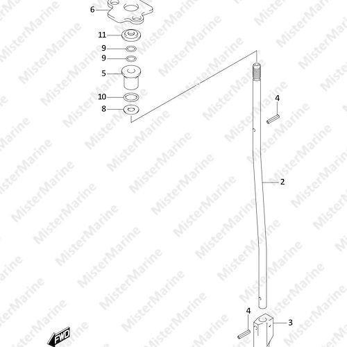 FIG.210A (1-C-13) SHIFT ROD