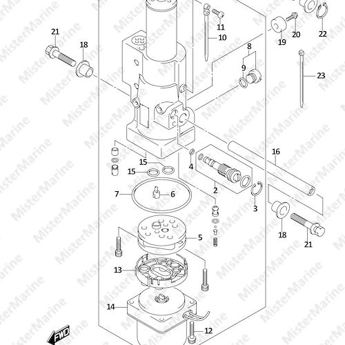 FIG.338A (1-G-6) TILT CYLINDER (SEE NOTE)