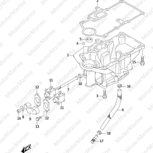 FIG.401A (1-G-8) ENGINE HOLDER