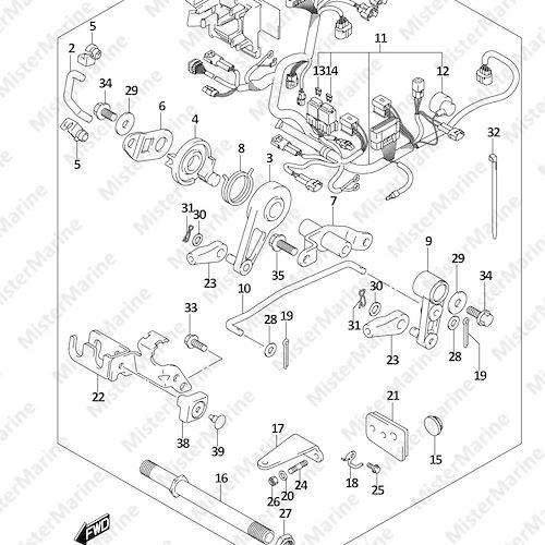 FIG.513A (1-L-2) OPT:REMOTE CONTROL PARTS (DF9.9B,DF15A,DF20A)