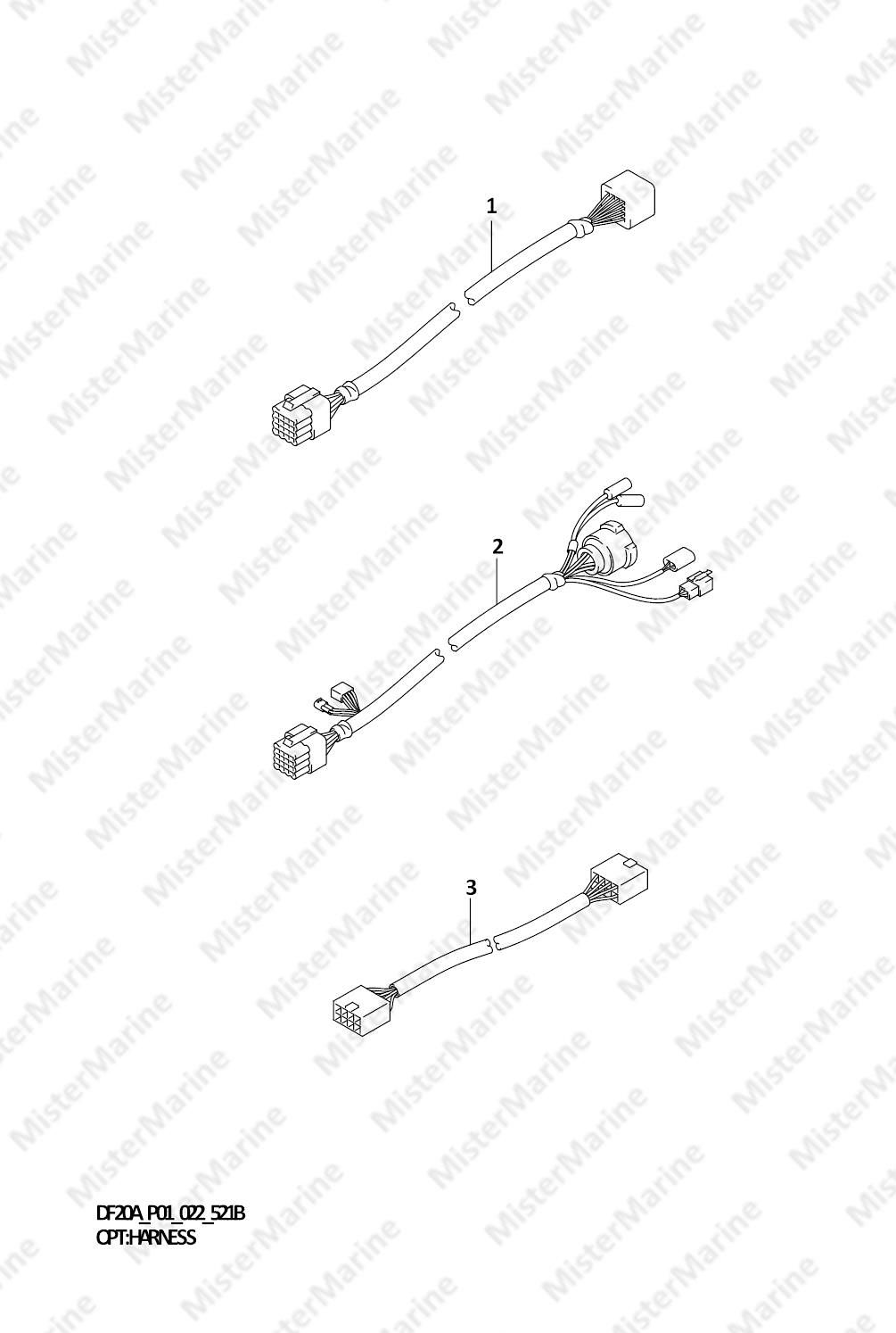 FIG.521B (1-L-7) OPT:HARNESS (SEE NOTE)