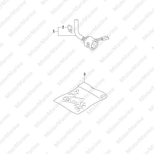 FIG.546A (2-B-10) OPT:REMOCON CABLE (ELECTRIC STARTER) (020,021)
