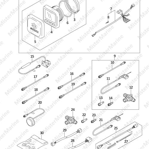 FIG.600A (2-C-7) OPT:MULTI FUNCTION GAUGE (SEE NOTE)