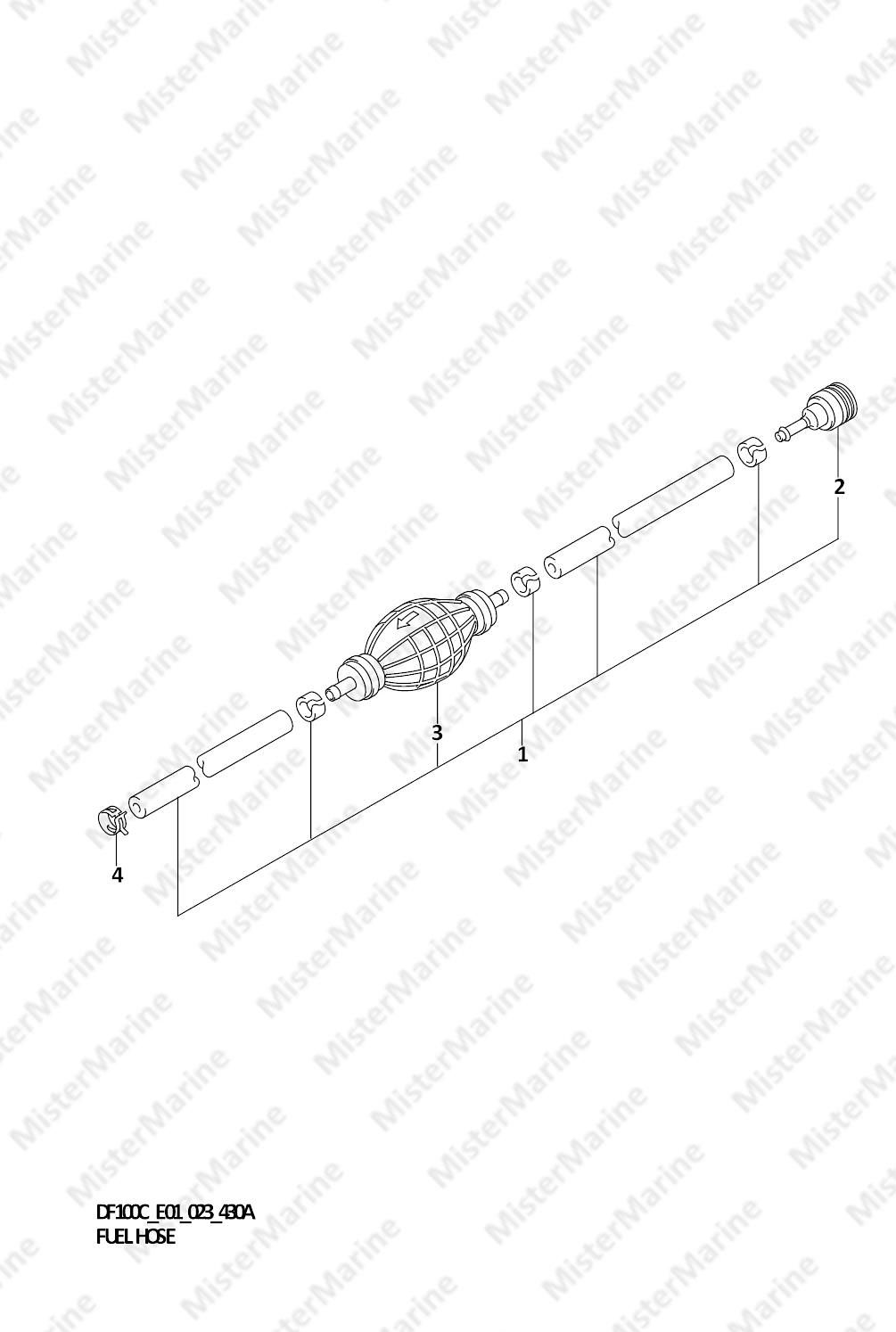 FIG.430A (1-E-5) FUEL HOSE