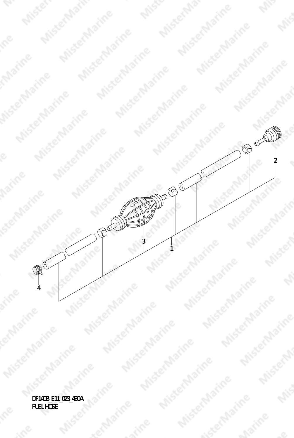 FIG.430A (1-G-4) FUEL HOSE