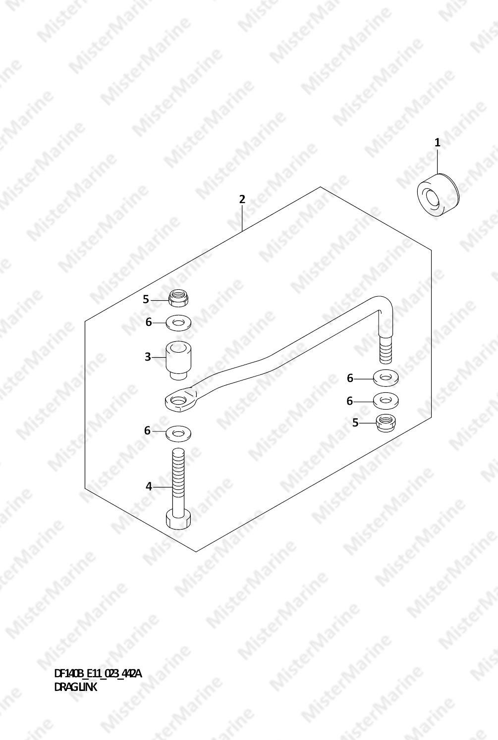 FIG.442A (1-G-6) DRAG LINK