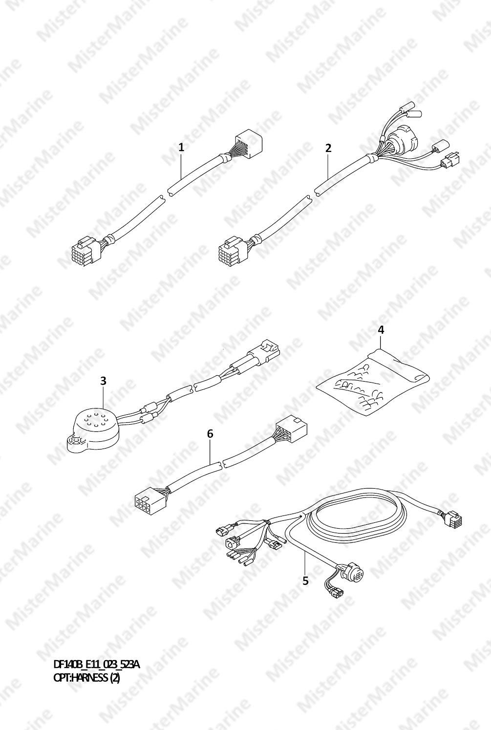 FIG.523A (1-H-7) OPT:HARNESS (2) (022)