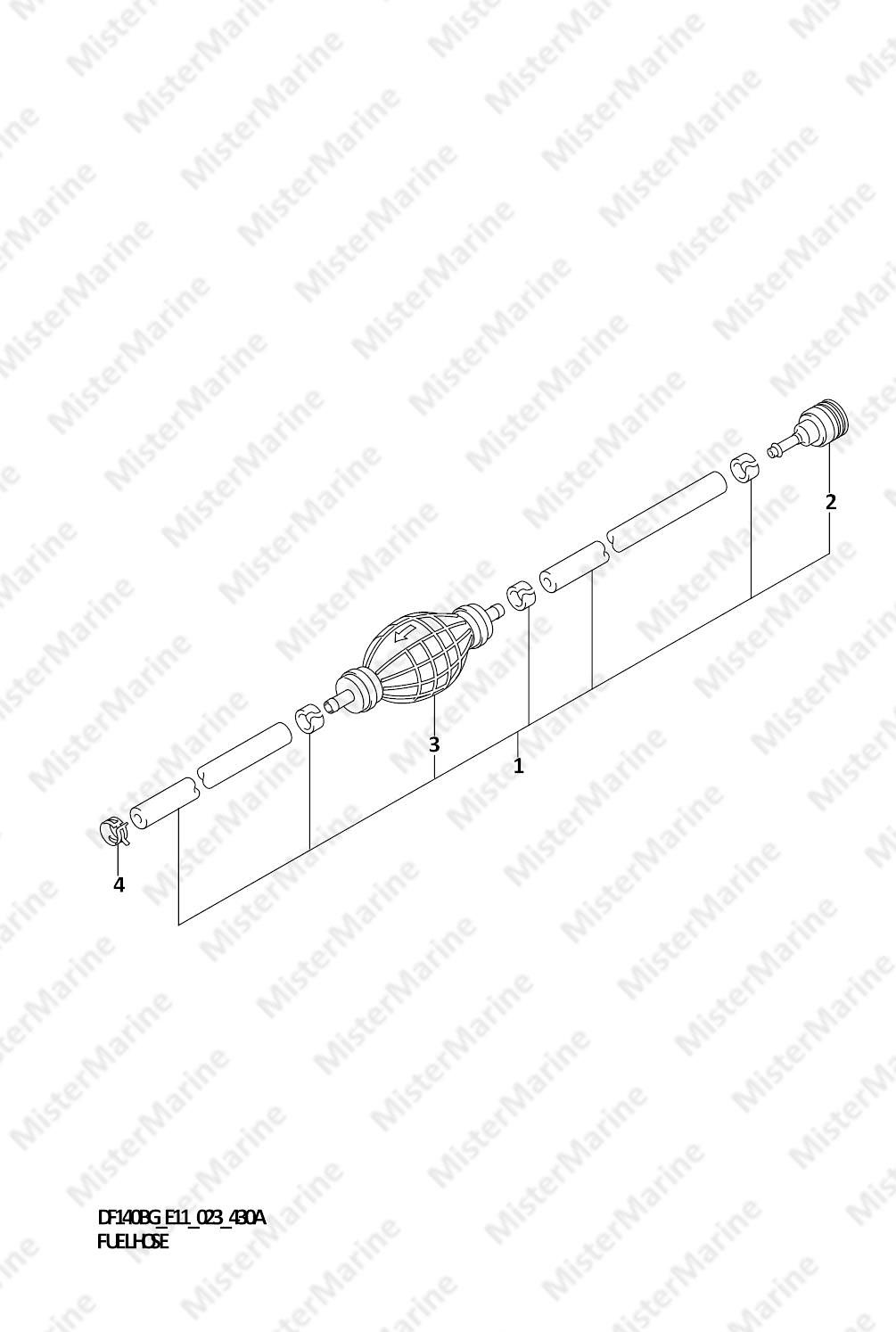 FIG.430A (1-G-13) FUEL HOSE