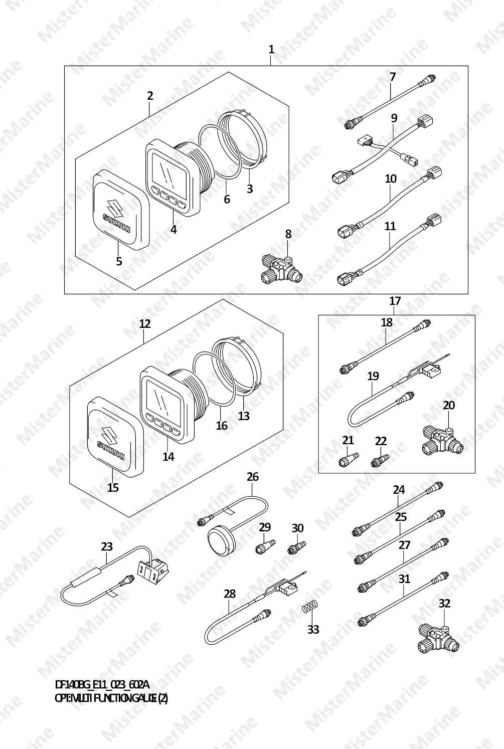 FIG.602A (1-I-15) OPT:MULTI FUNCTION GAUGE (2) (021)