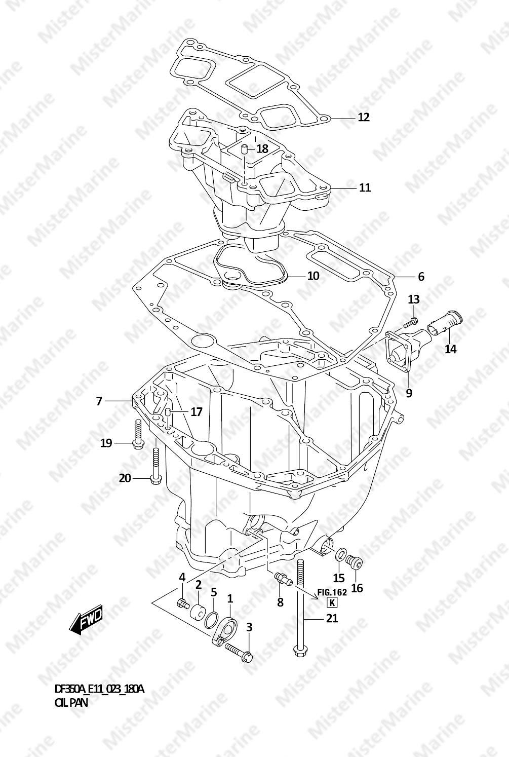 FIG.180A (1-D-10) OIL PAN