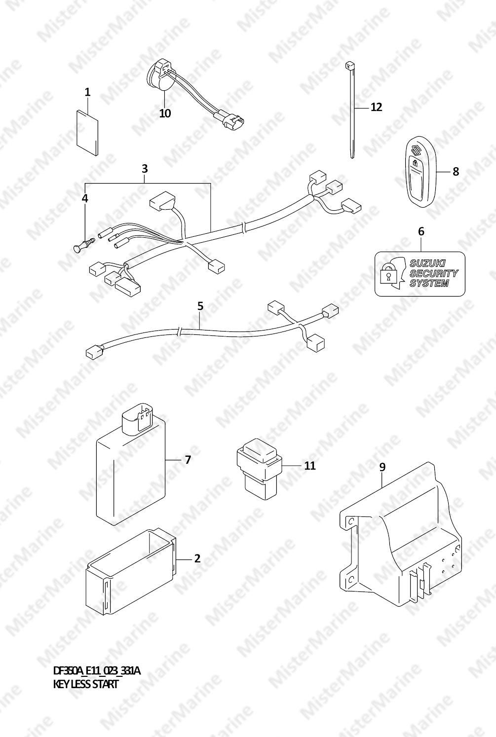 FIG.331A (1-F-11) KEY LESS START