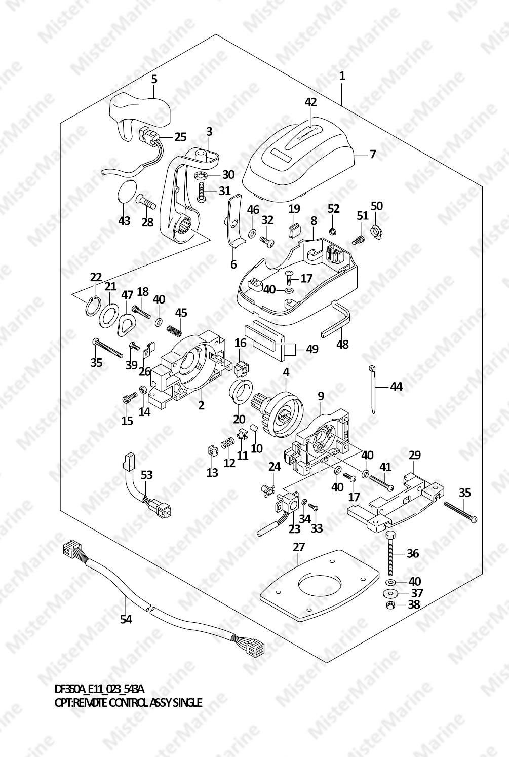 FIG.543A (1-L-3) OPT:REMOTE CONTROL ASSY SINGLE (020,021)