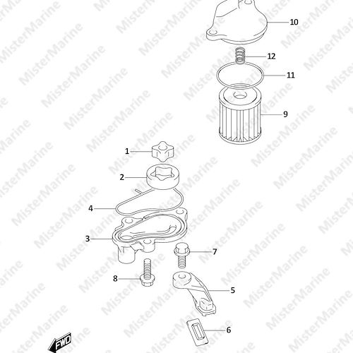 FIG.175A (1-B-13) OIL PUMP