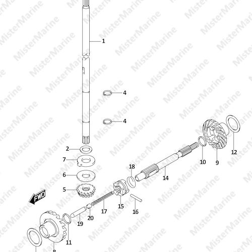 FIG.230A (1-C-3) DRIVE SHAFT