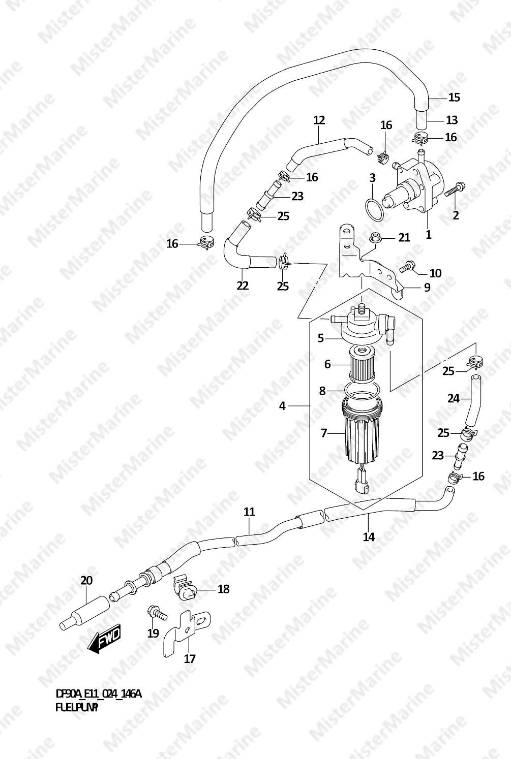 FIG.146A (1-C-6) FUEL PUMP