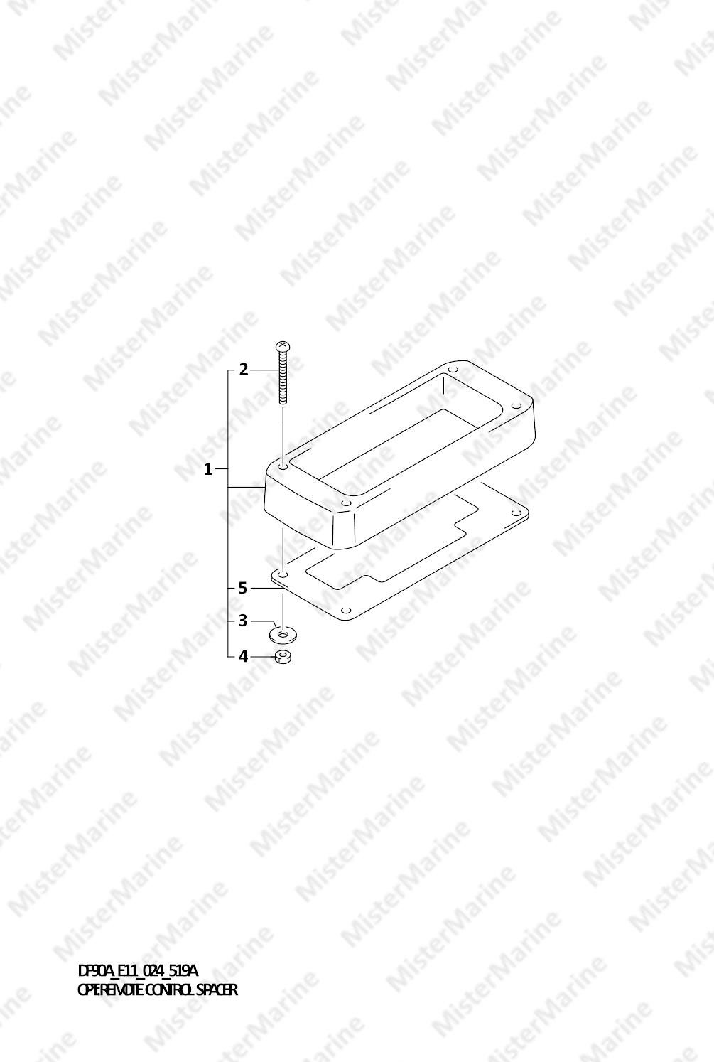 FIG.519A (1-I-16) OPT:REMOTE CONTROL SPACER