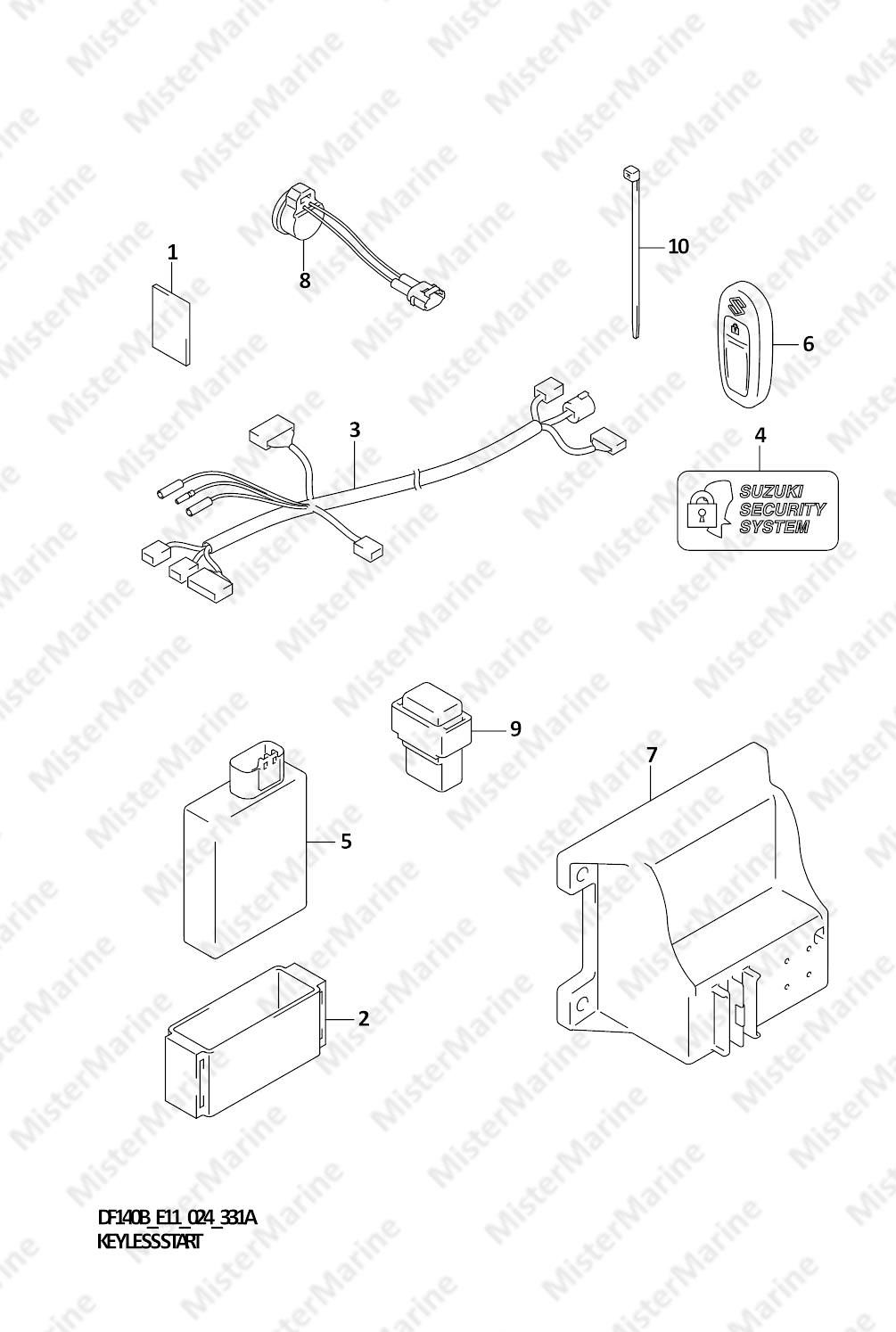 FIG.331A (1-E-4) KEY LESS START