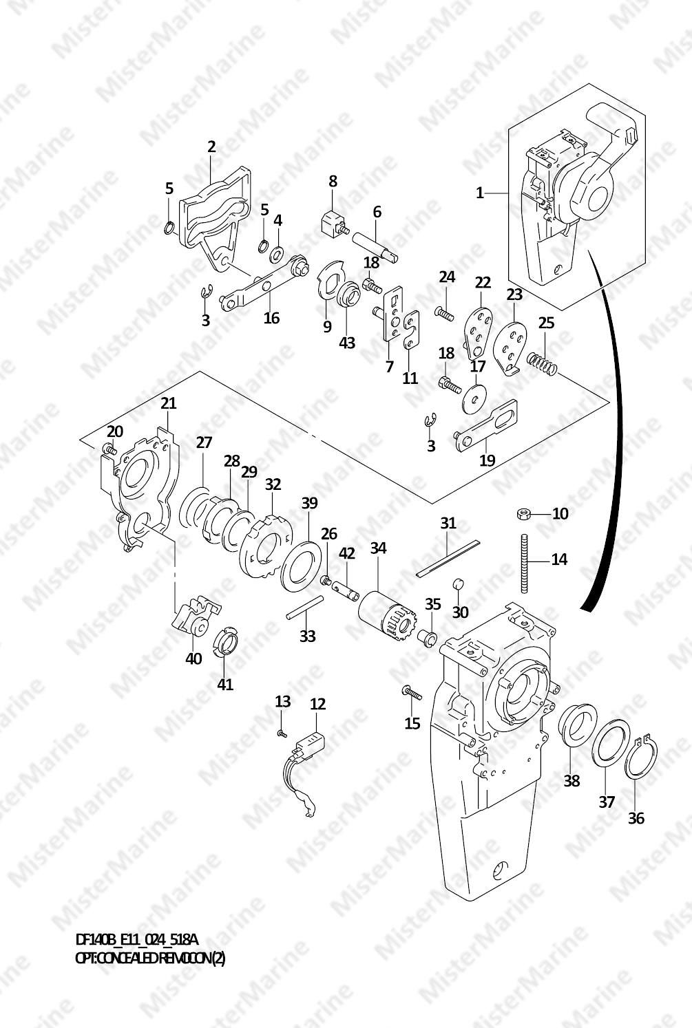 FIG.518A (1-H-8) OPT:CONCEALED REMOCON (2)