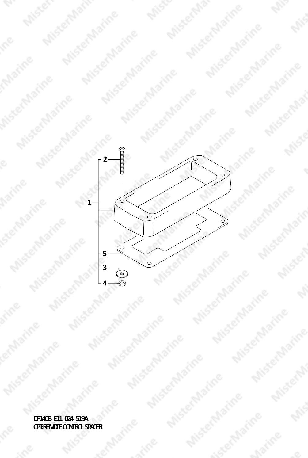 FIG.519A (1-H-10) OPT:REMOTE CONTROL SPACER