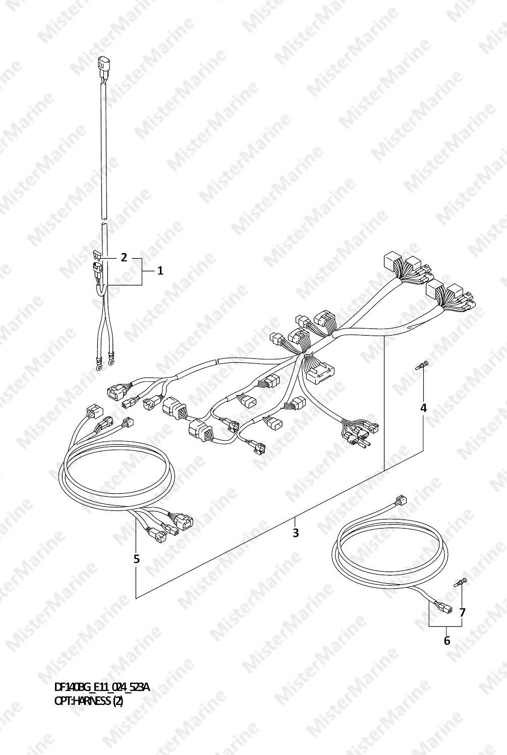 FIG.523A (1-G-12) OPT:HARNESS (2)
