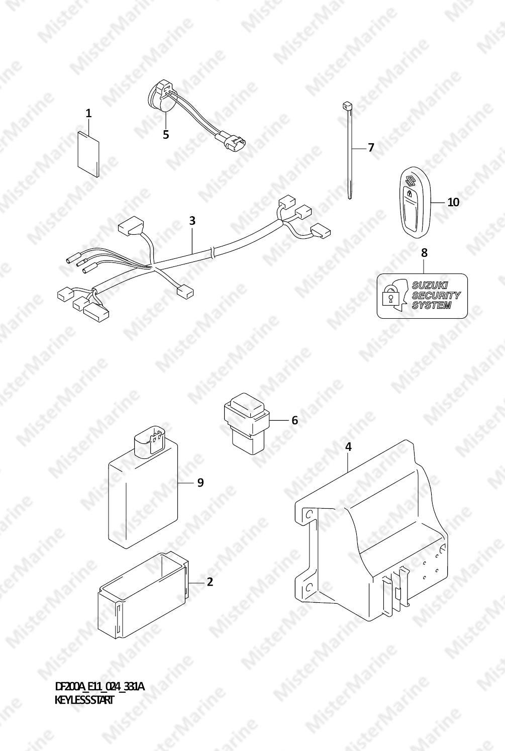 FIG.331A (1-E-11) KEY LESS START