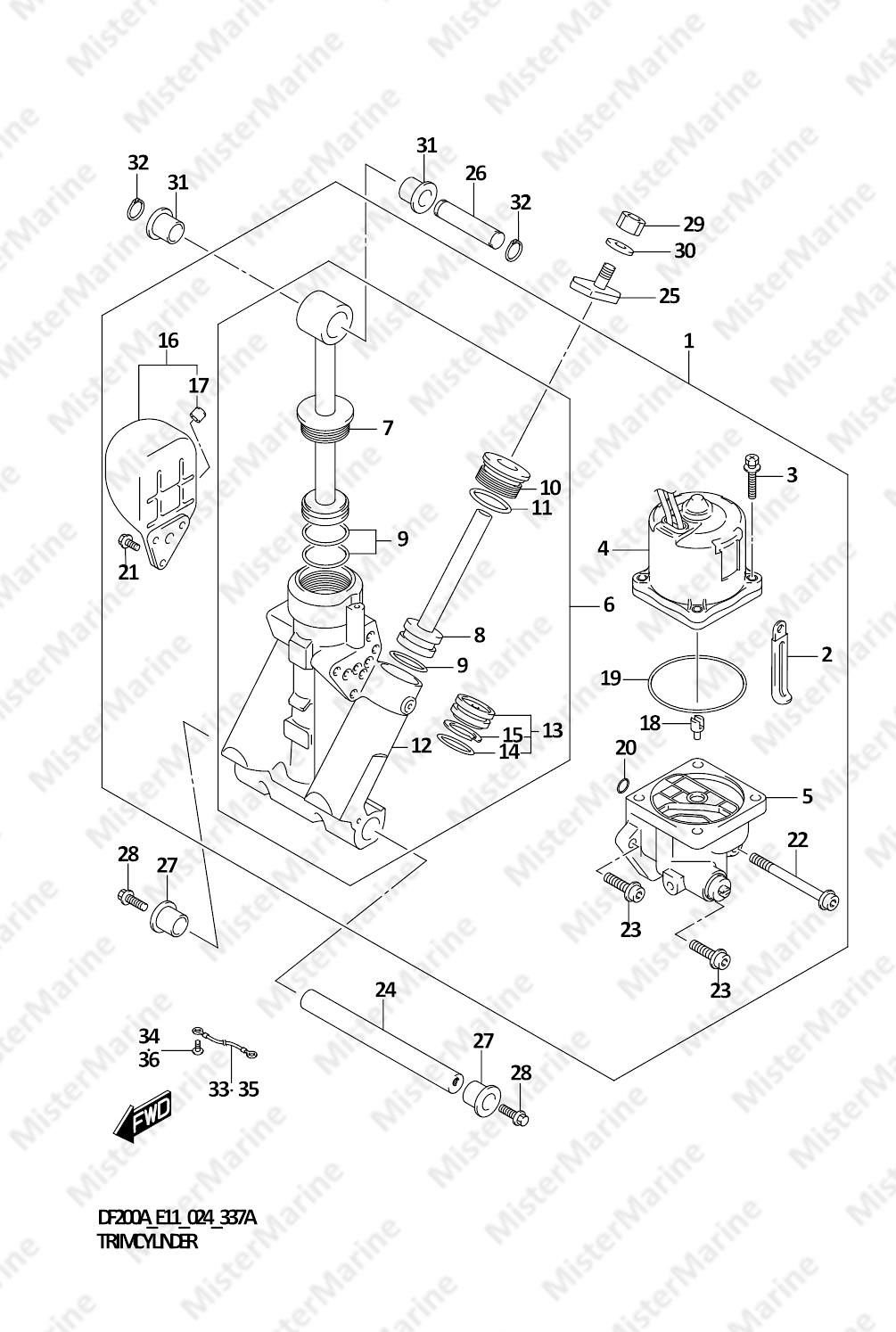 FIG.337A (1-E-16) TRIM CYLINDER