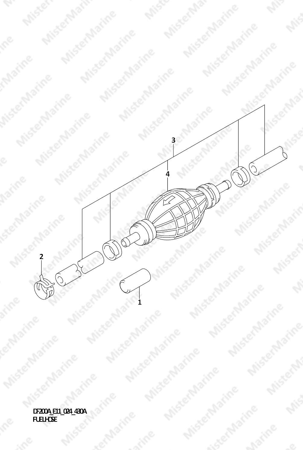FIG.430A (1-G-8) FUEL HOSE