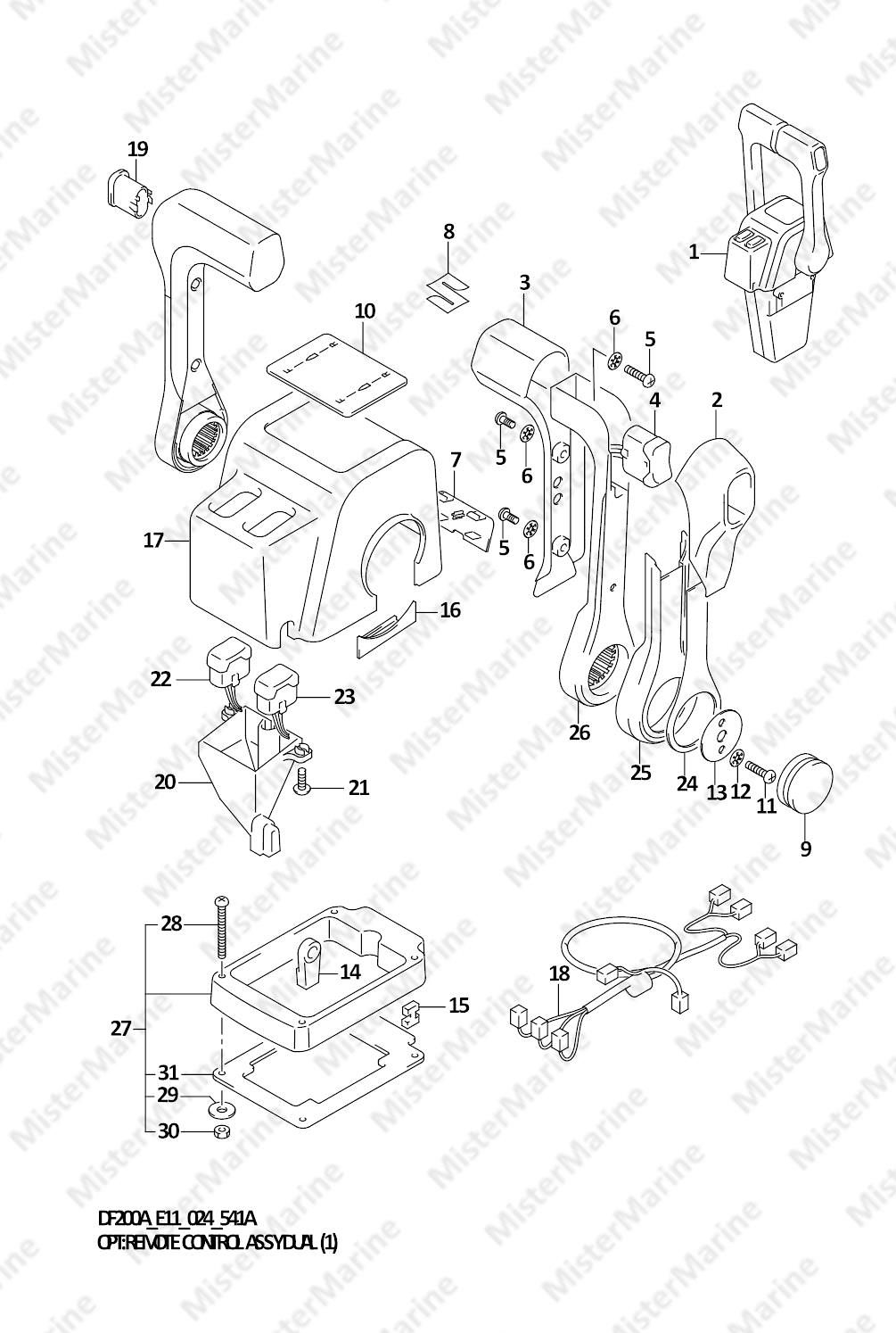FIG.541A (1-H-10) OPT:REMOTE CONTROL ASSY DUAL (1)