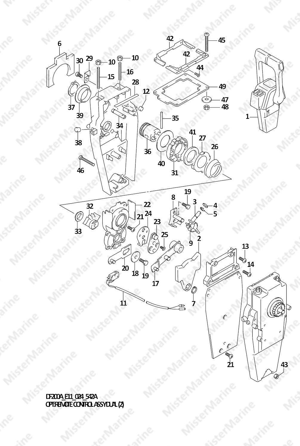 FIG.542A (1-H-12) OPT:REMOTE CONTROL ASSY DUAL (2)