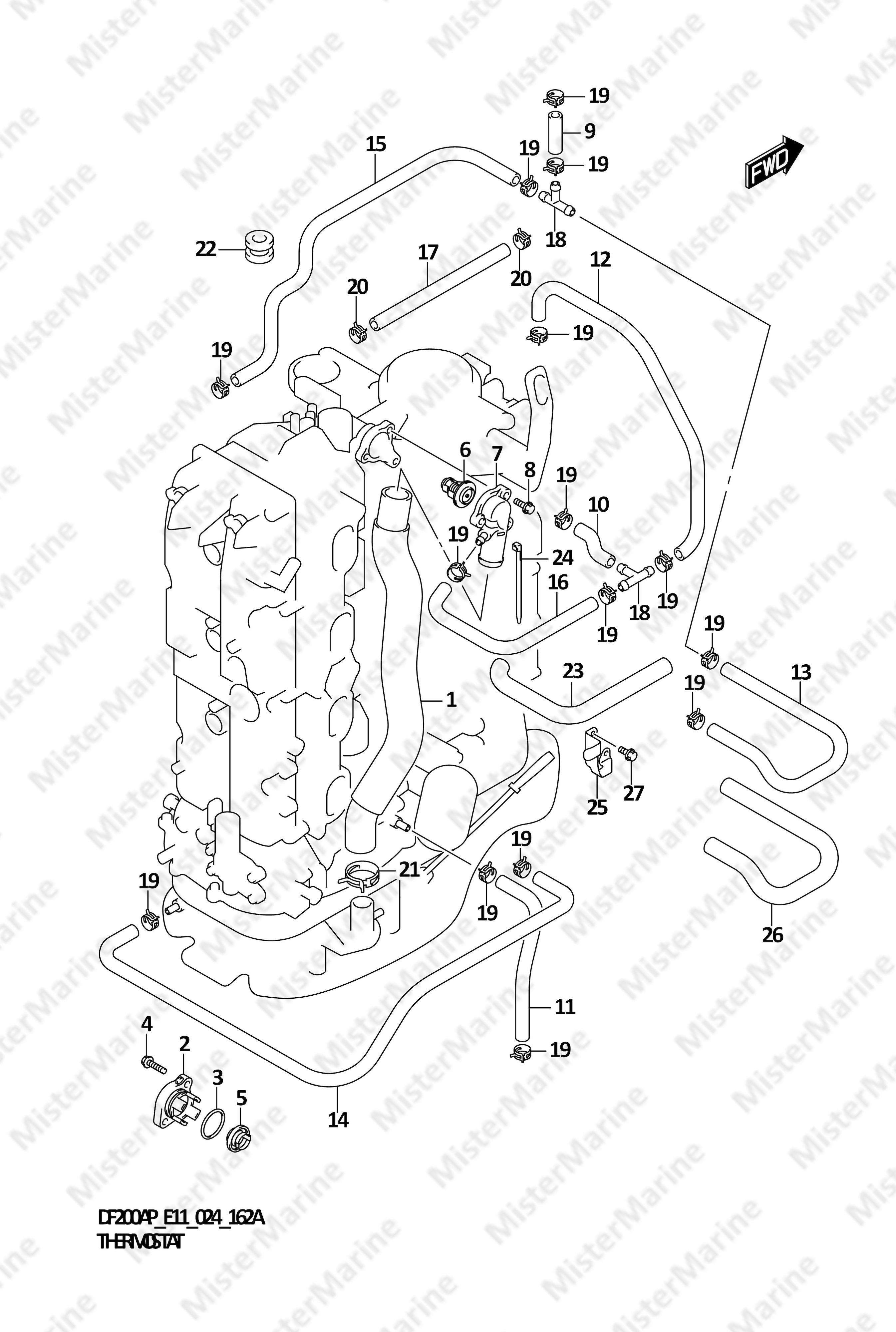 FIG.162A (1-C-11) THERMOSTAT