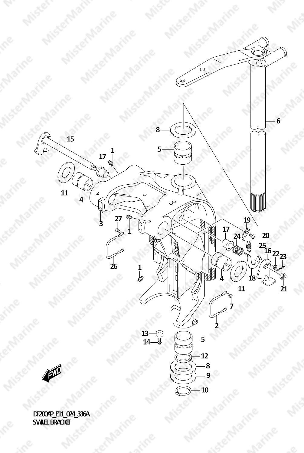 FIG.336A (1-D-14) SWIVEL BRACKET