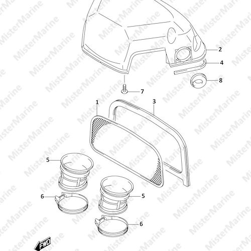 FIG.134A (1-D-5) SILENCER