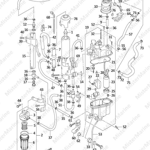 FIG.147C (1-E-3) FUEL PUMP/FUEL VAPOR SEPARATOR (SEE NOTE)