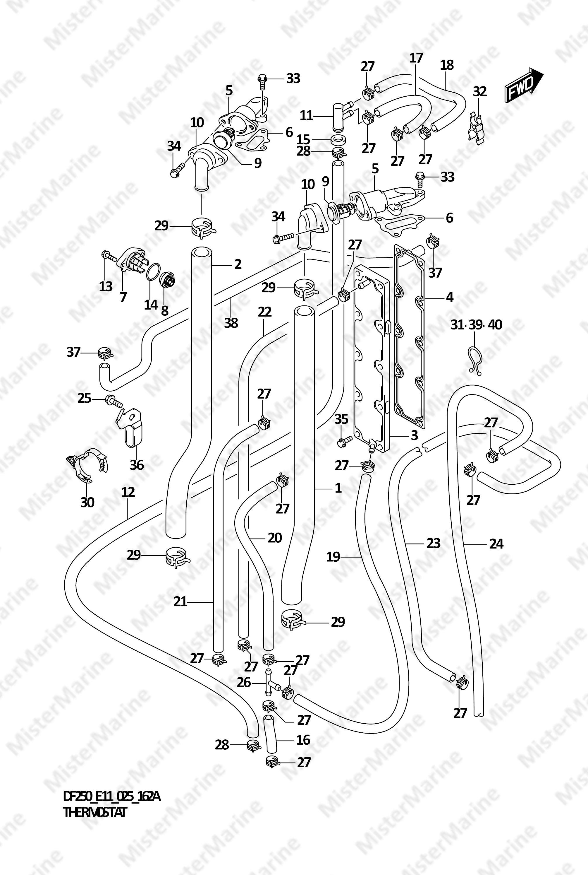 FIG.162A (1-E-9) THERMOSTAT