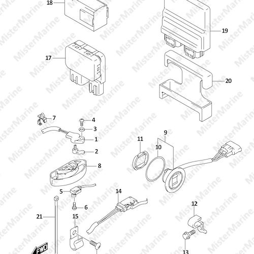 FIG.326D (1-J-5) PTT SWITCH/ENGINE CONTROL UNIT (SEE NOTE)