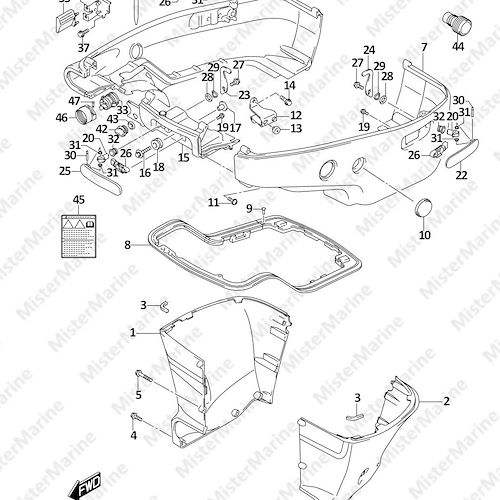 FIG.410A (2-B-4) SIDE COVER (W/TRANSOM(L))