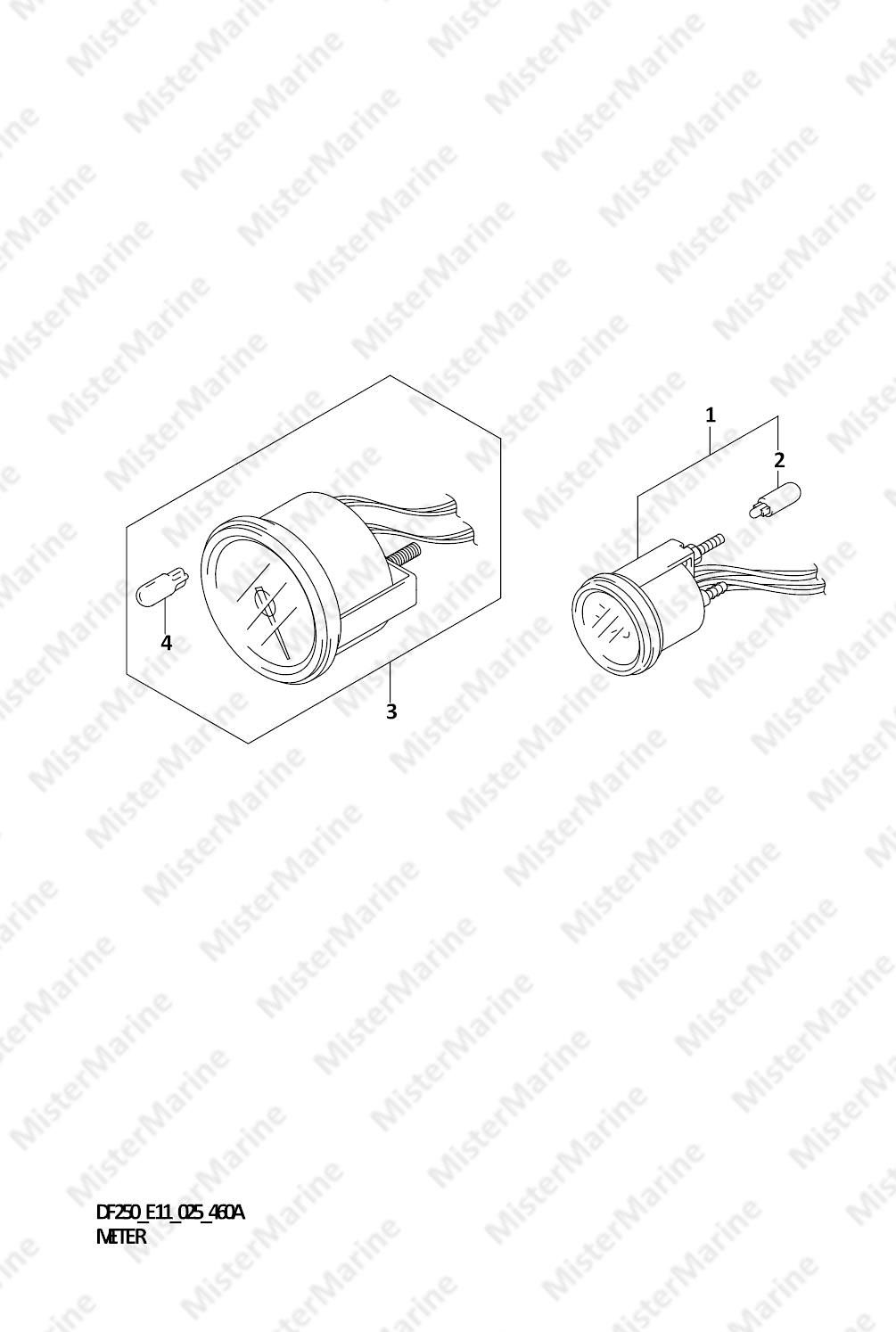 FIG.460A (2-C-12) METER (E01,E11,E40)