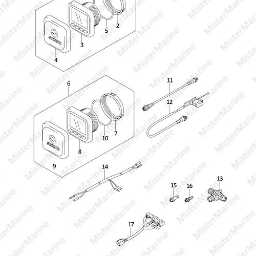 FIG.601B (2-E-9) OPT:MULTI FUNCTION GAUGE (1) (025)