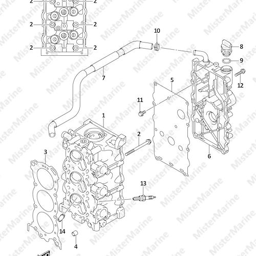 FIG.111A (1-B-2) CYLINDER HEAD