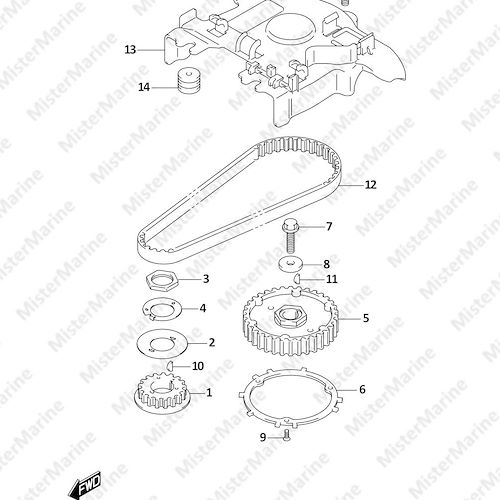FIG.120A (1-B-5) TIMING BELT