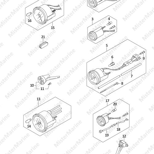 FIG.501A (1-H-14) OPT:METER (DF25A,DF30A,DF30AQ,DF30AR)