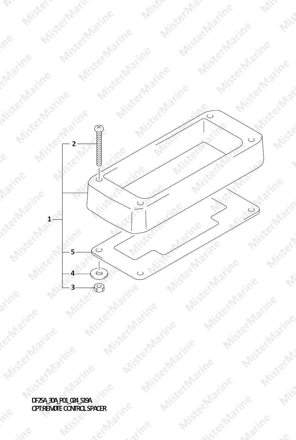 FIG.519A (1-J-2) OPT:REMOTE CONTROL SPACER