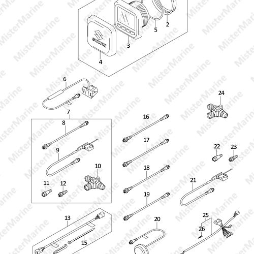FIG.600A (1-J-13) OPT:MULTI FUNCTION GAUGE (SEE NOTE)